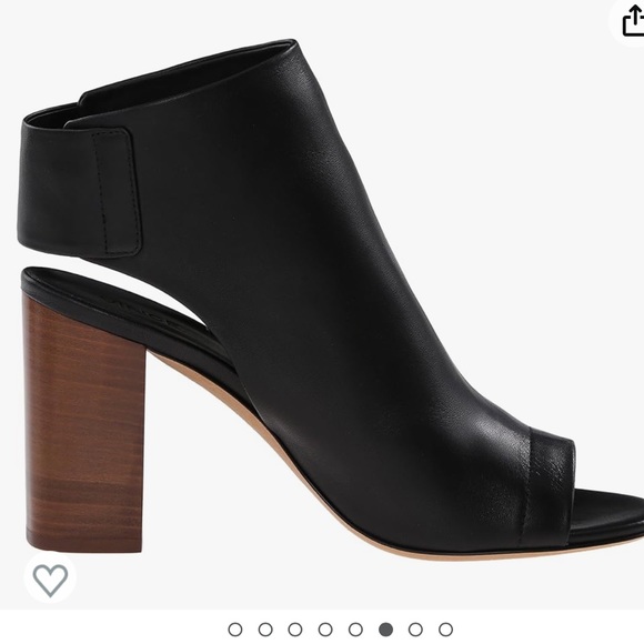 Vince Faye Black Leather size 8 ( 38) - Picture 2 of 7